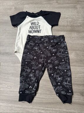 Baby Essentials “Wild About Mommy”  Matching Set